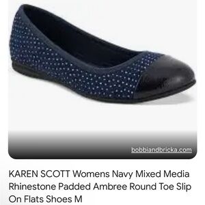 Karen Scott Blue Flats 🥿 NWT